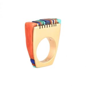 Gold Hopi height ring