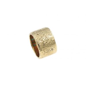 14k gold ring with stone inlay