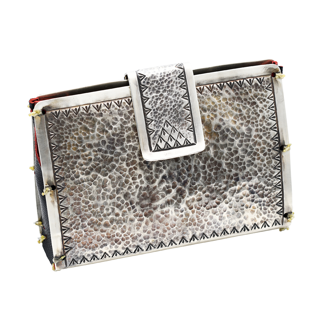 James Faks sterling silver bag