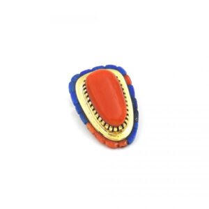 14k Gold Inlaid Pendant