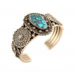 Howard, Ivan – Sterling Silver Turquoise Bracelet