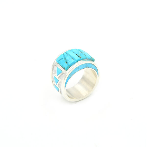 Sterling Silver Turquoise Ring by Mike Perry