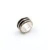 Coin Silver Ring by Darryl Dean Begay