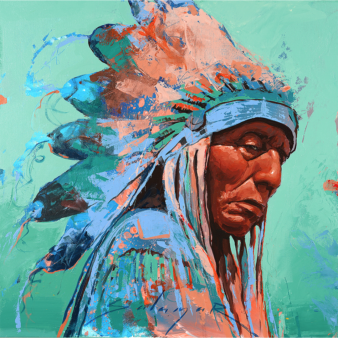 Native American Painting by Jeremy Salazar