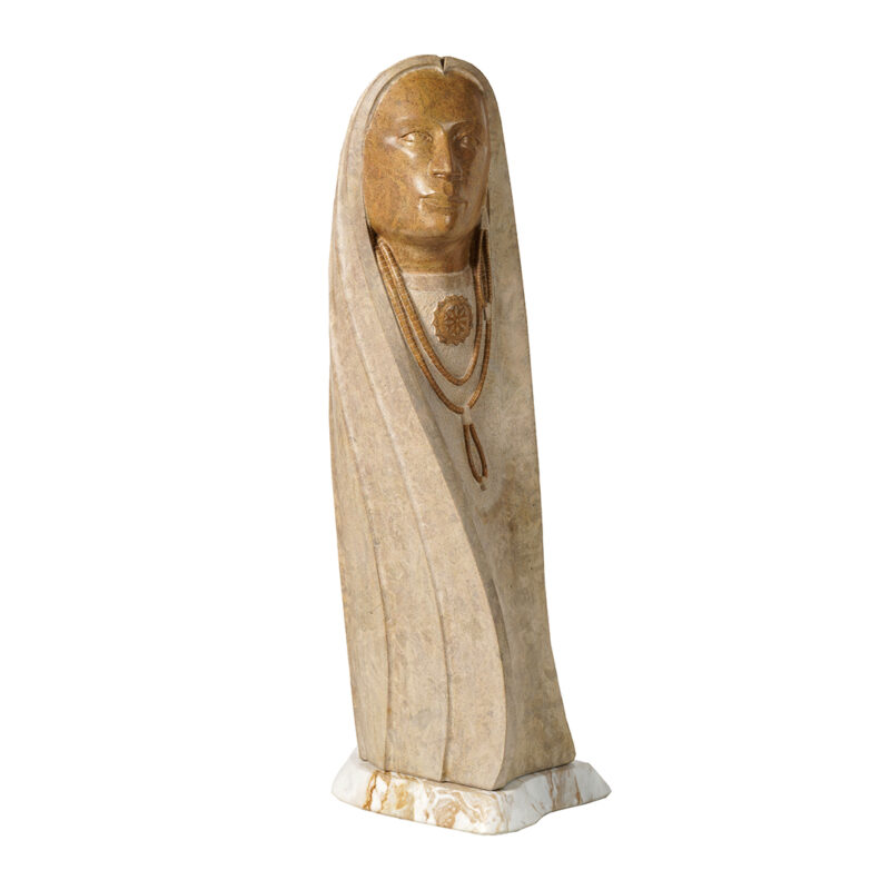 Larry Yazzie "Strength Of A Woman" Sculpture