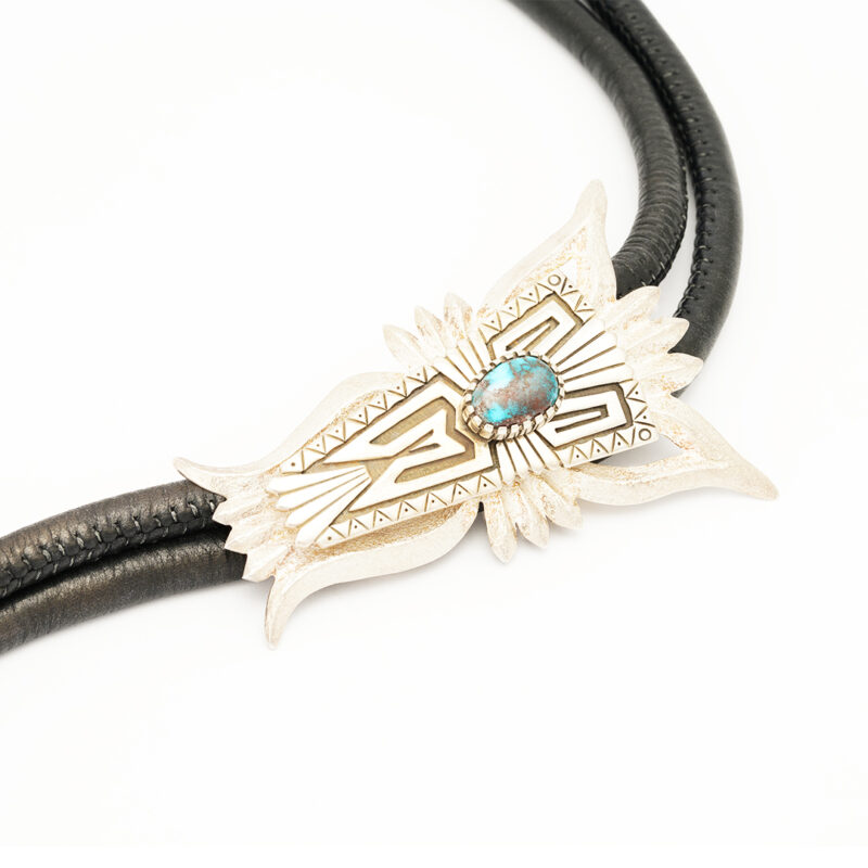 Tim Herrera Sterling Silver Bisbee Bolo Tie