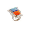 Duane Martina Sterling Silver Ring With Inlay