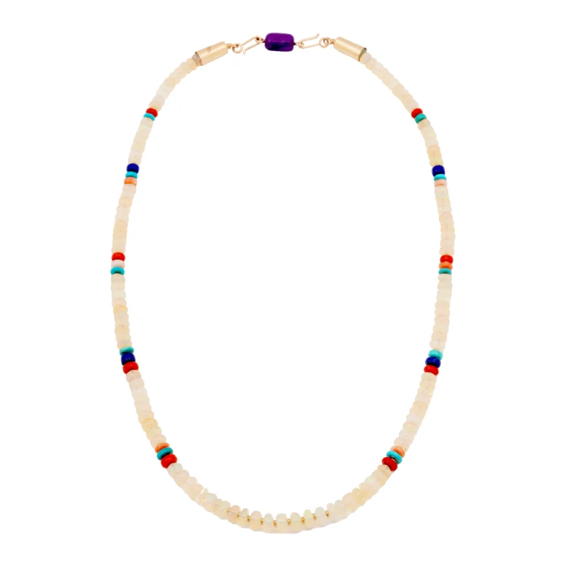 Boyd Tsosie Opal and Gold Necklace