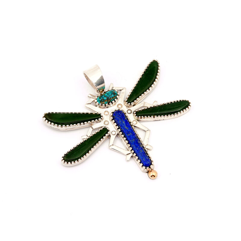 Tim Herrera Sterling Silver Dragon Fly Pendant