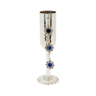 Carlon Tsun Ami Sterling Silver Champagne Glass