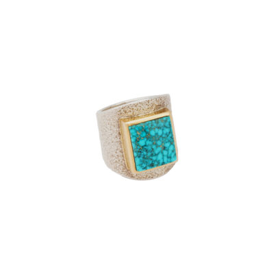 Darryl Dean Begay Sterling Silver Lone Mountain Ring — view 2