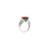James Little Sterling Silver Inlaid Ring