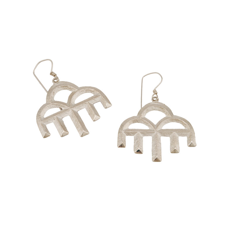 Tim Herrera Sterling Silver Rain Cloud Earrings