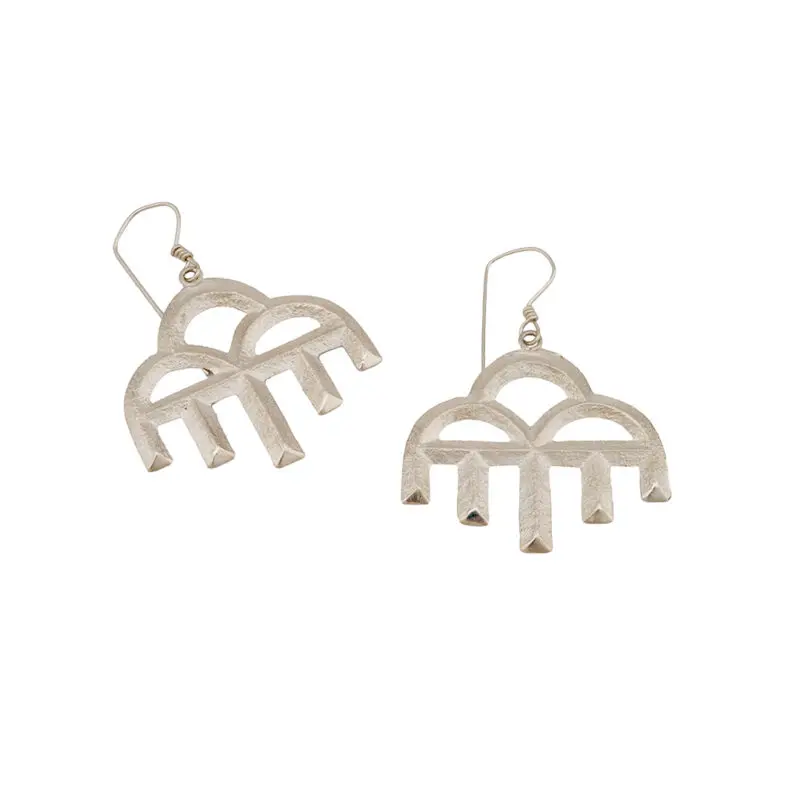 Tim Herrera Sterling Silver Rain Cloud Earrings