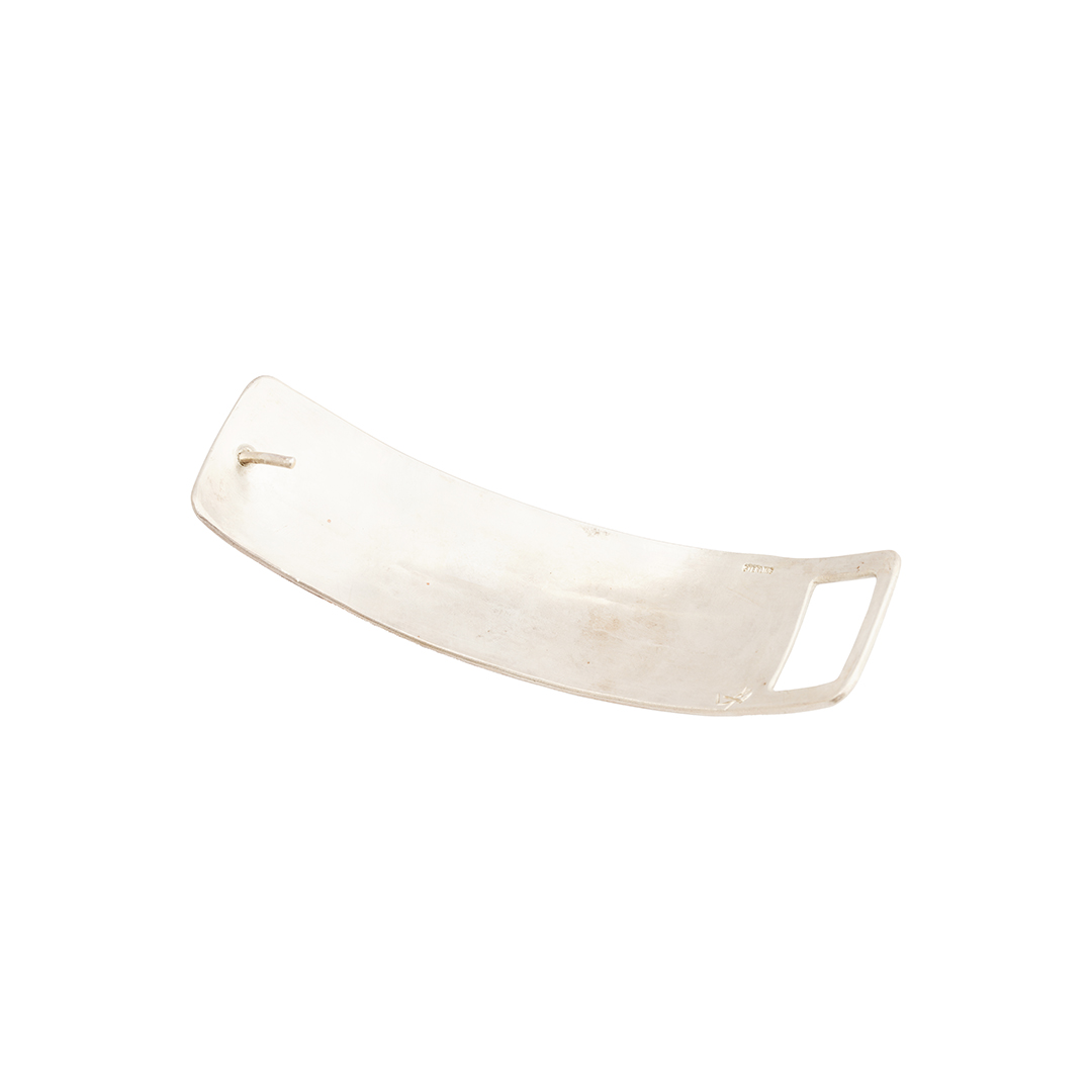 James Faks Sterling Silver Belt Buckle — view 2