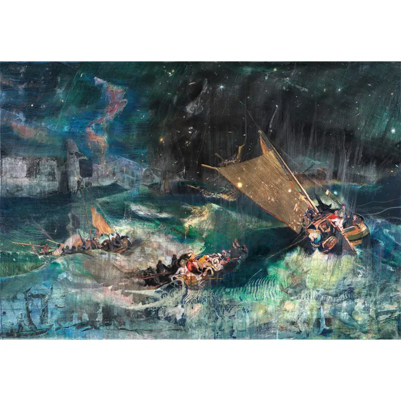 Adam Rake Mixed Media Painting