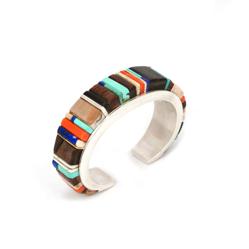 Loloma, Charles Inlaid Sterling Silver Bracelet