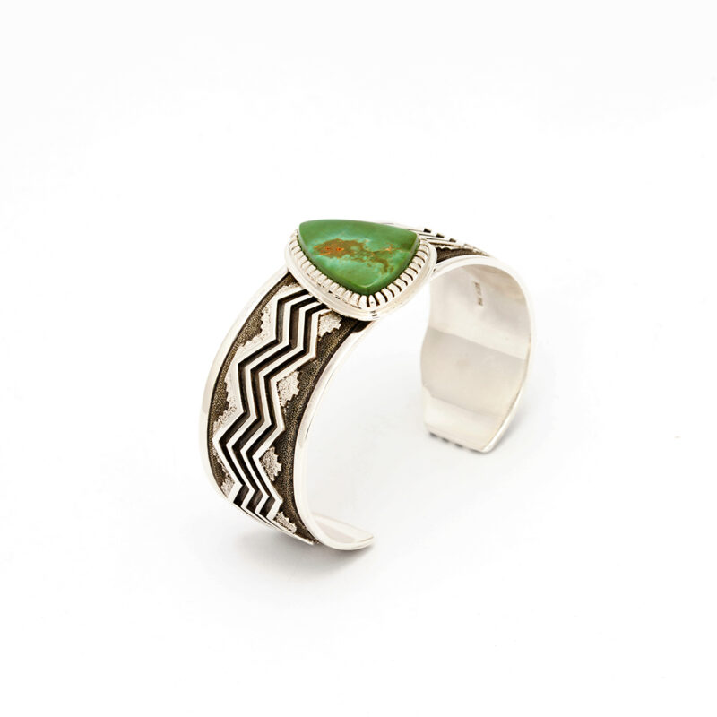 Ray Scott Sterling Silver Turquoise Bracelet