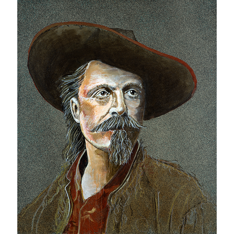 Lasasnky, Tomas "Buffalo Bill" Painting On Canvas