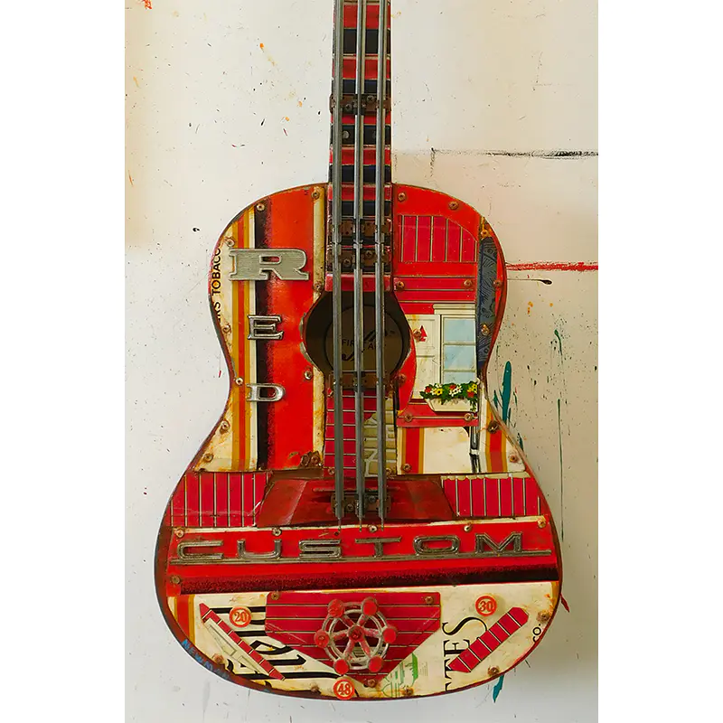 Newman, Dave "Custom Red Guitar"