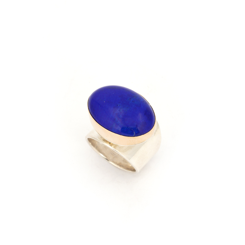 Rawdin, Kim Silver Lapis Ring — view 2
