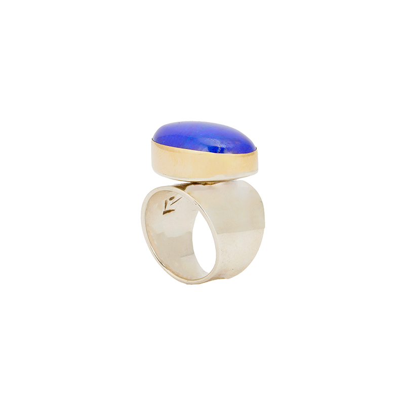 Rawdin, Kim Silver Lapis Ring