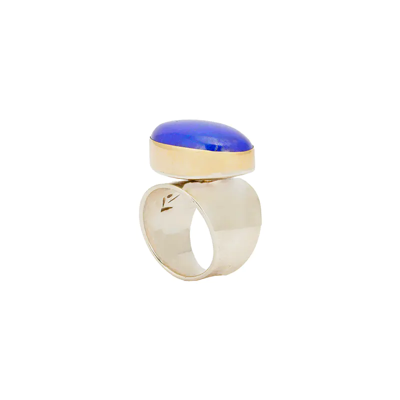 Rawdin, Kim Silver Lapis Ring