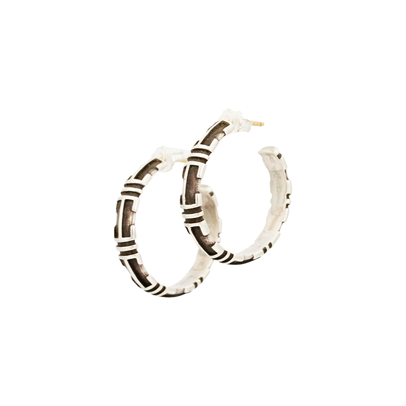 Diffrient, Scott Silver Hoop Earrings