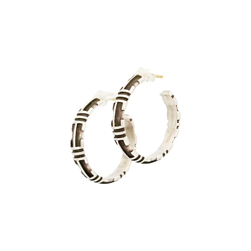 Diffrient, Scott Silver Hoop Earrings