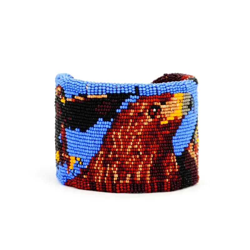 Amerman, Marcus Red Hawk Beaded Cuff