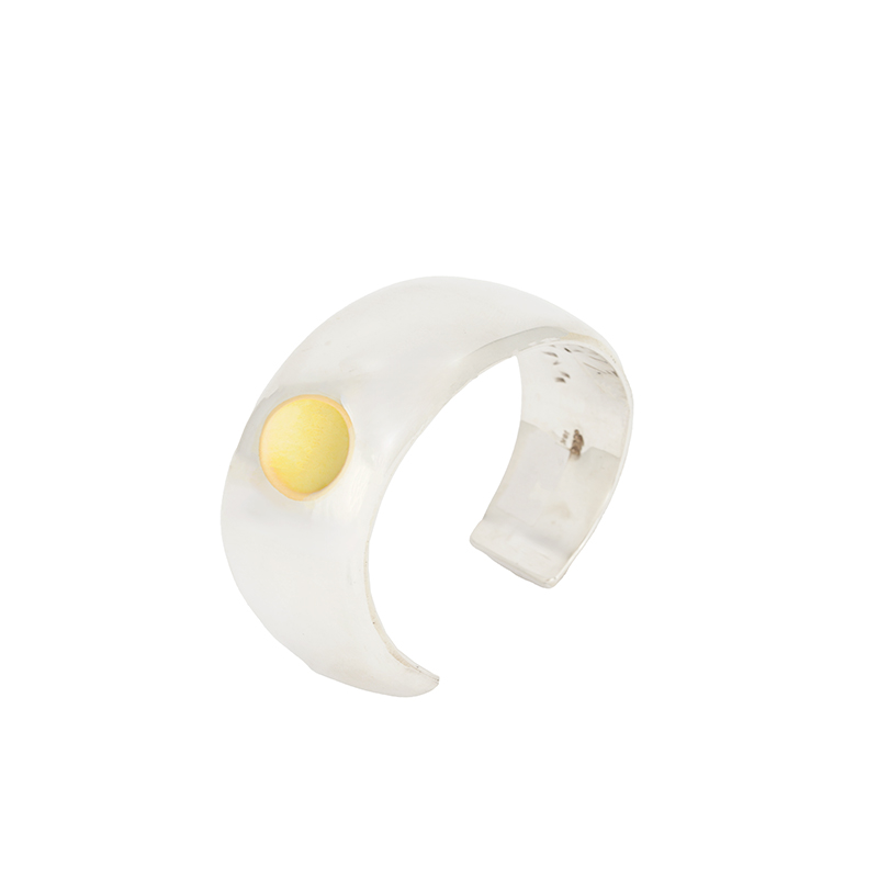 Rawdin, Kim Asymmetrical Silver Bracelet