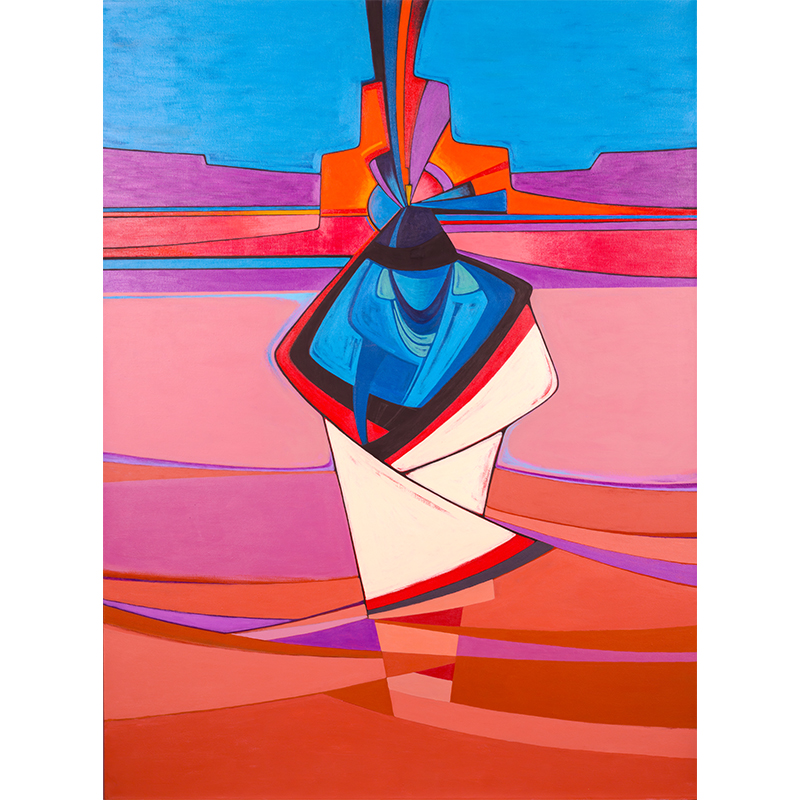 Supplee, Charles Styized Hopi Maiden Painting