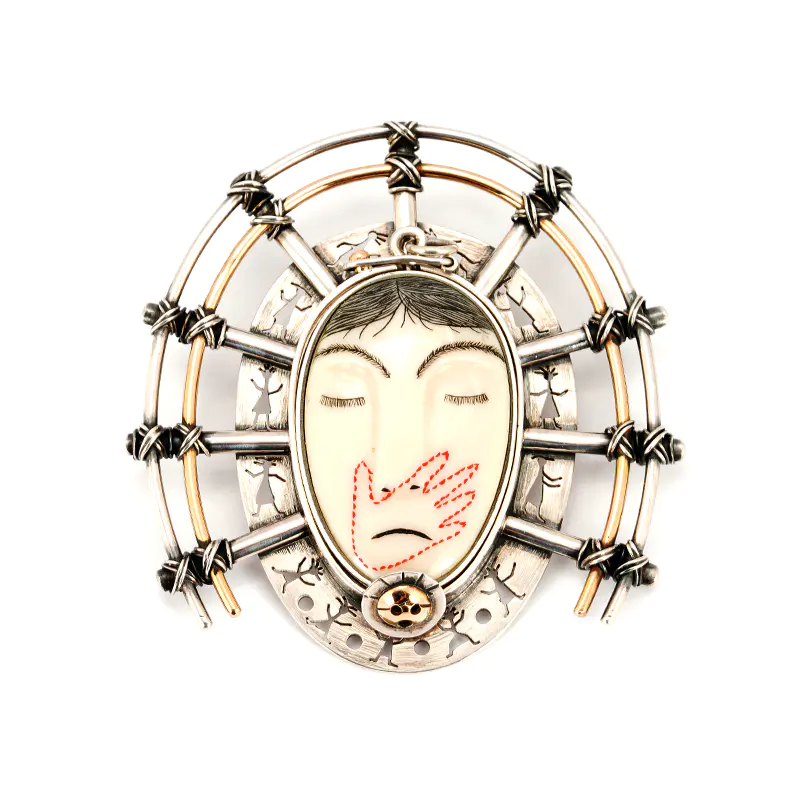 Wallace, Denise Sterling Silver MMIW Pin/Pendant