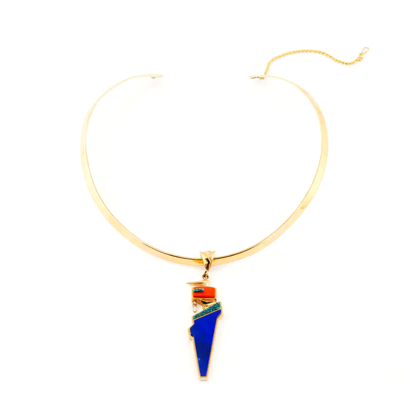Supplee, Charles 14K Gold Corn Maiden Choker