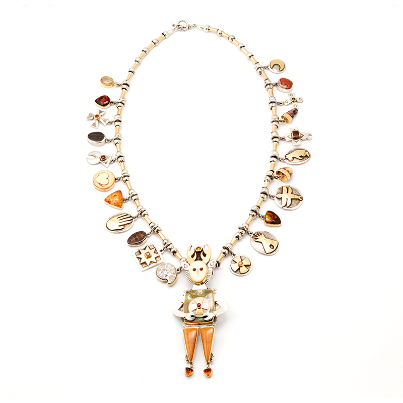 Adams, Victoria Figure Charm Necklace
