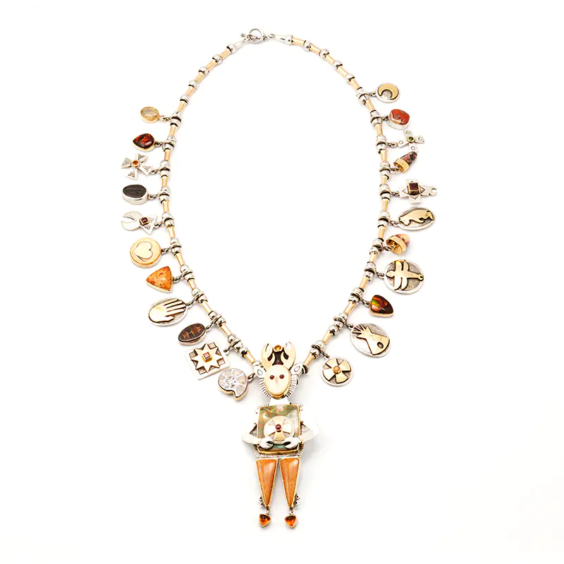 Adams, Victoria Figure Charm Necklace
