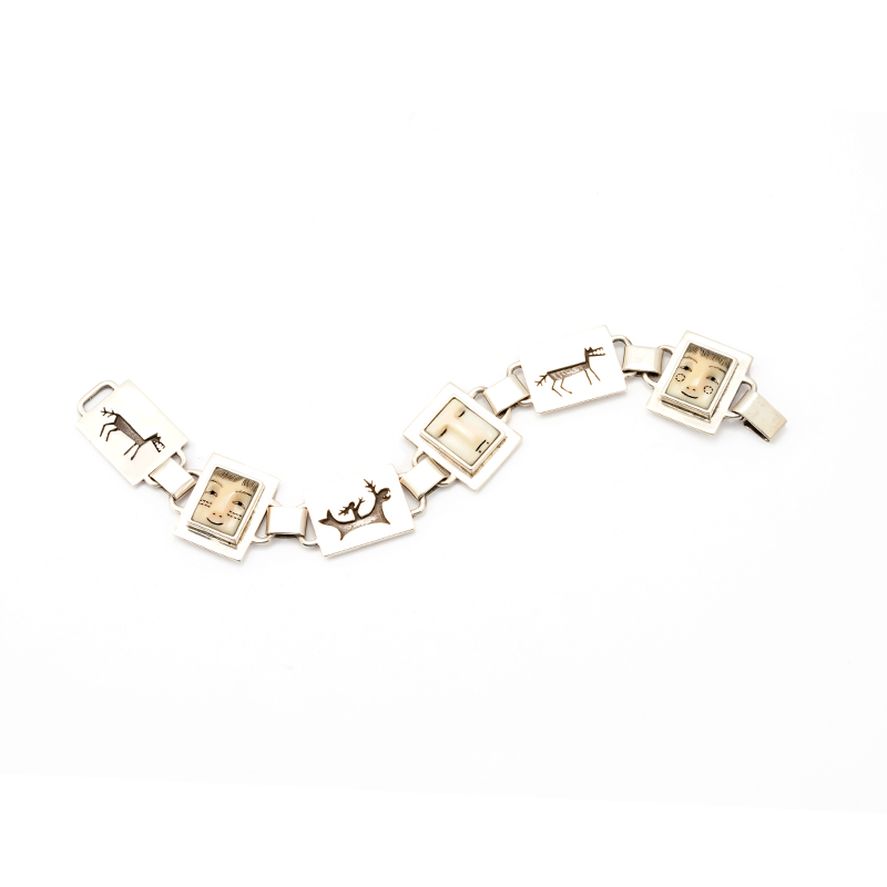 Wallace, Denise Sterling Silver Link Bracelet