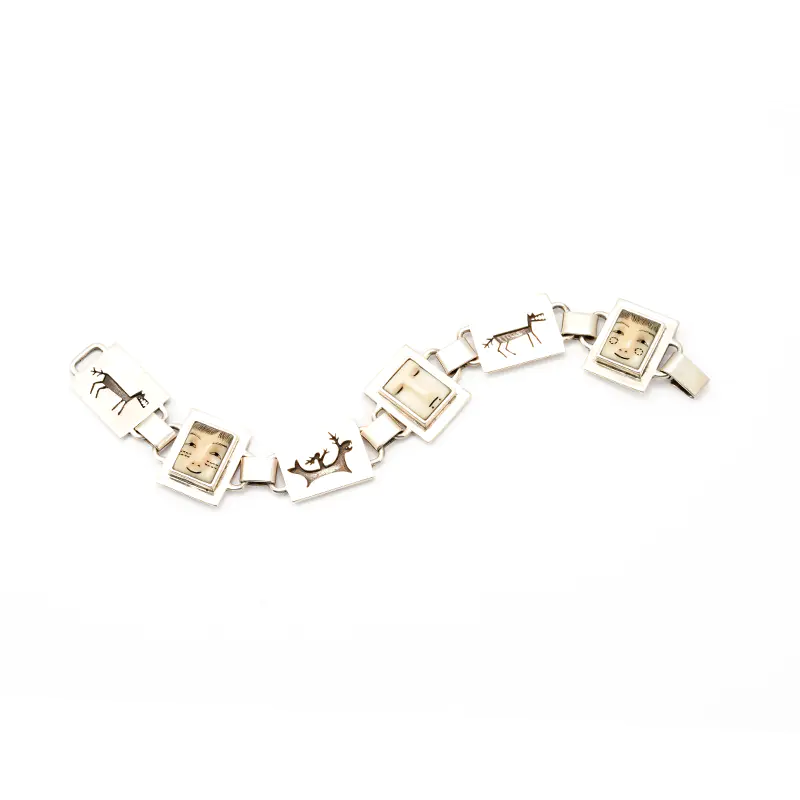 Wallace, Denise Sterling Silver Link Bracelet