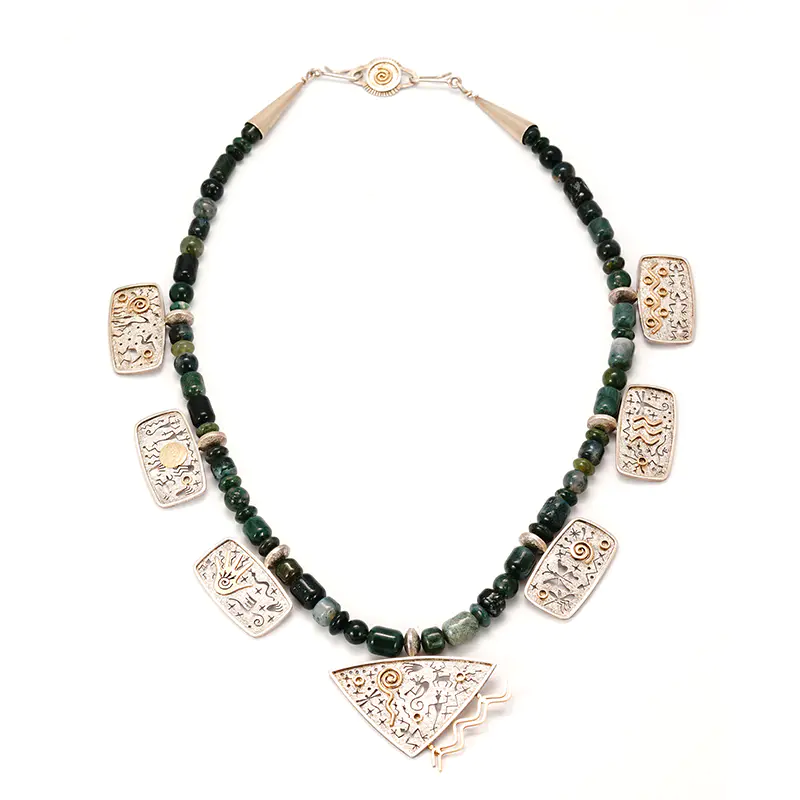 Panteah, Myron Necklace With Stones
