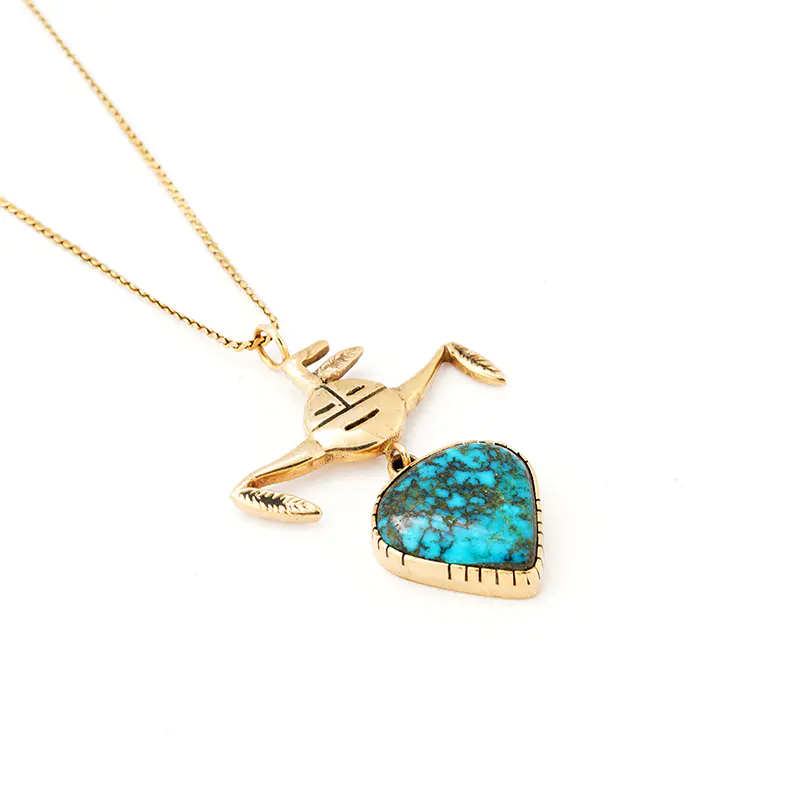 Lee Kirk, Andy Gold Necklace and Earrings Set