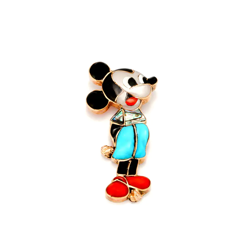 Poblano, Veronica Mickey Mouse 14K Gold Pendant
