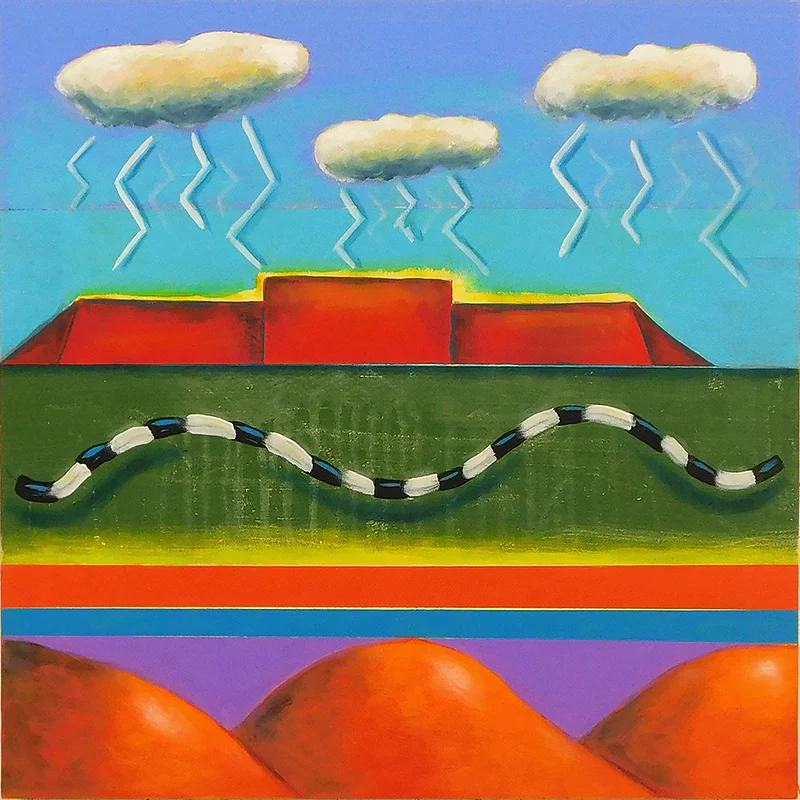 Newman, Dave – Acrylic Painting "New Mexico #2"