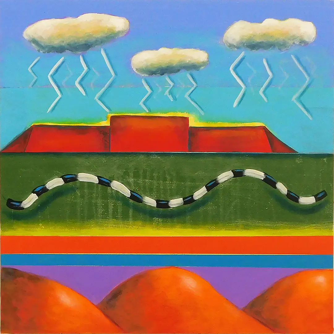 Newman, Dave – Acrylic Painting "New Mexico #2"