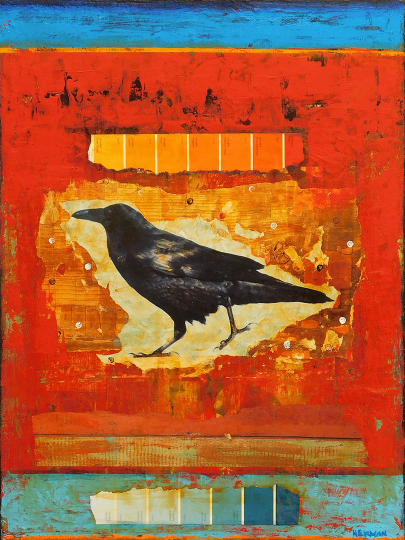 Mixed-media work by David Newman from Stories of the Southwest