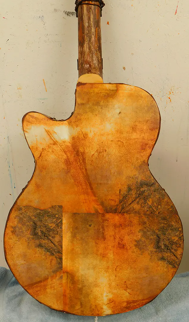 Newman, Dave Mixed Media Guitar "Mr. Rusty" — view 3