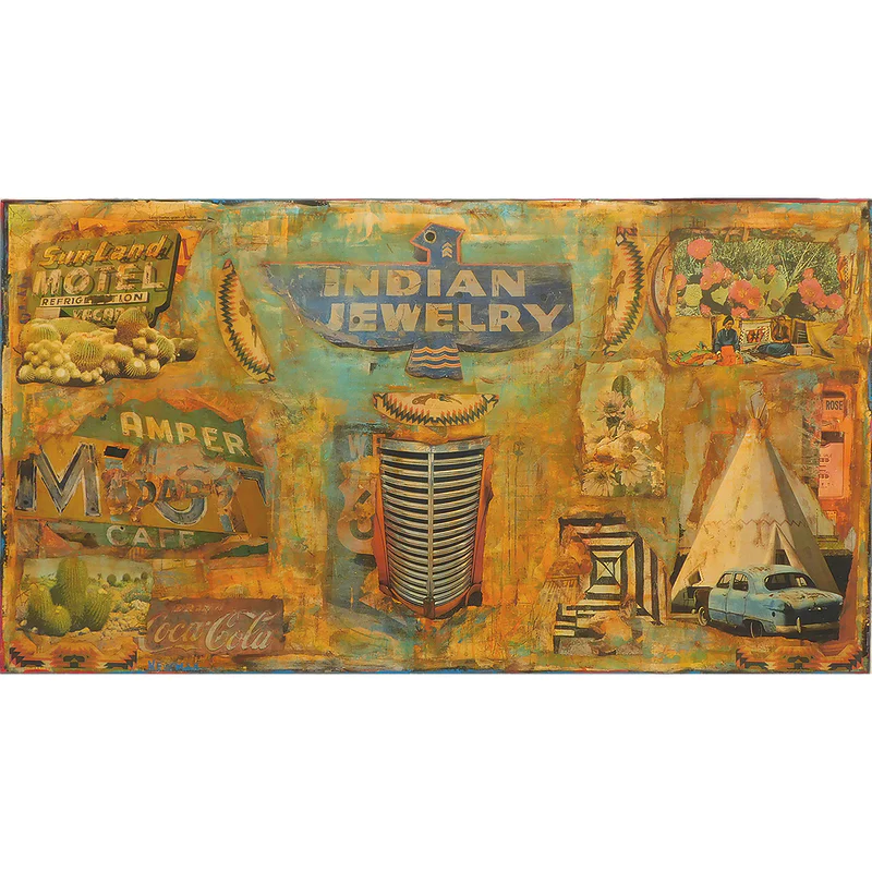 Newman, Dave Mixed Media Painting Desert Dreams #2
