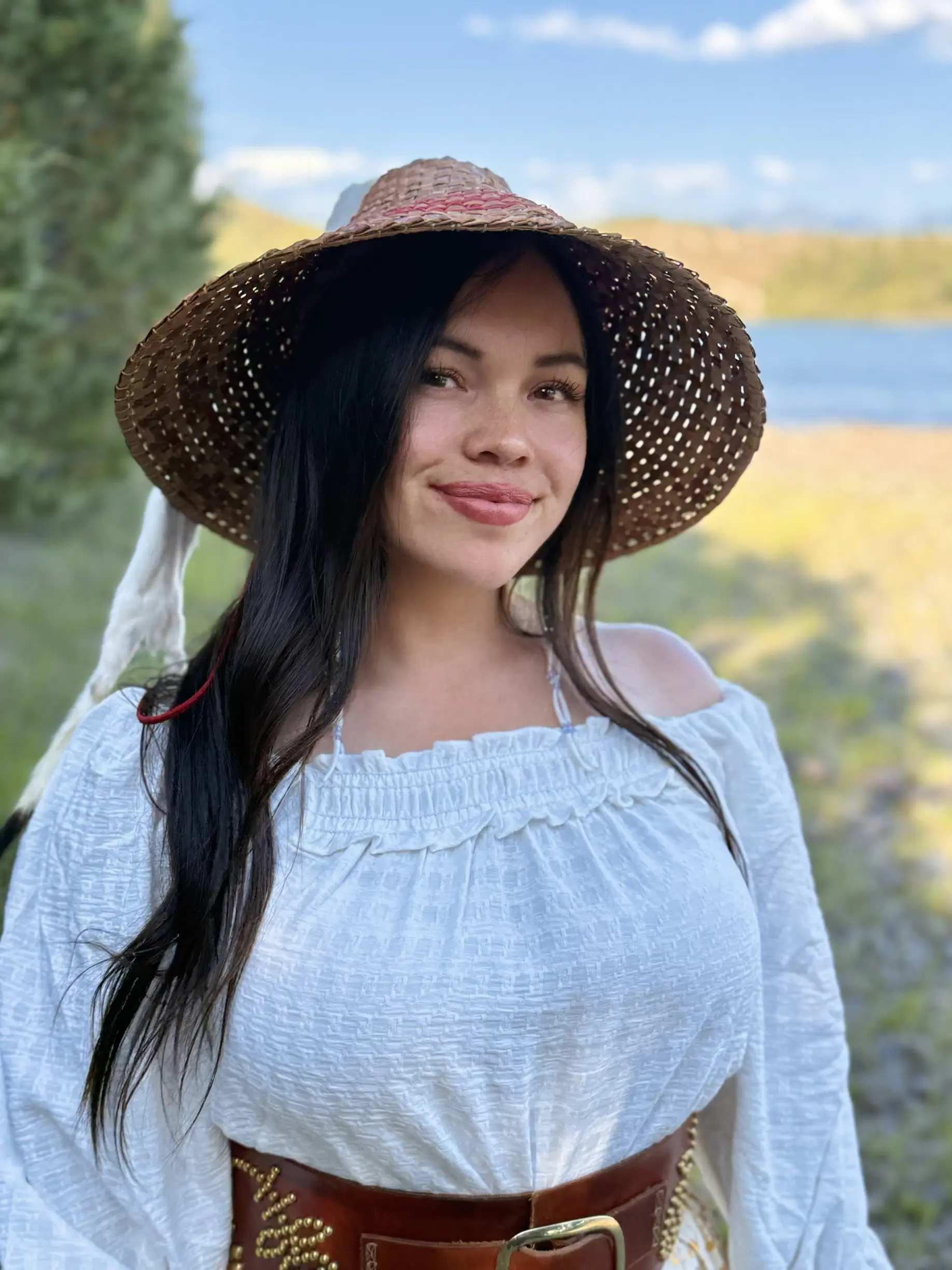 Salish ledger artist Aspen Decker
