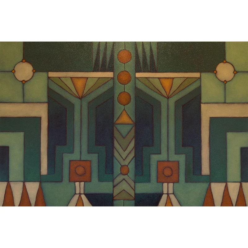 Garza, Janel Oil On Canvas "Regenerative Practice"