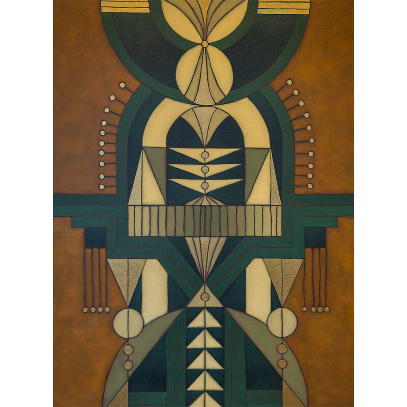 Garza, Janel Oil On Canvas "The Magician"