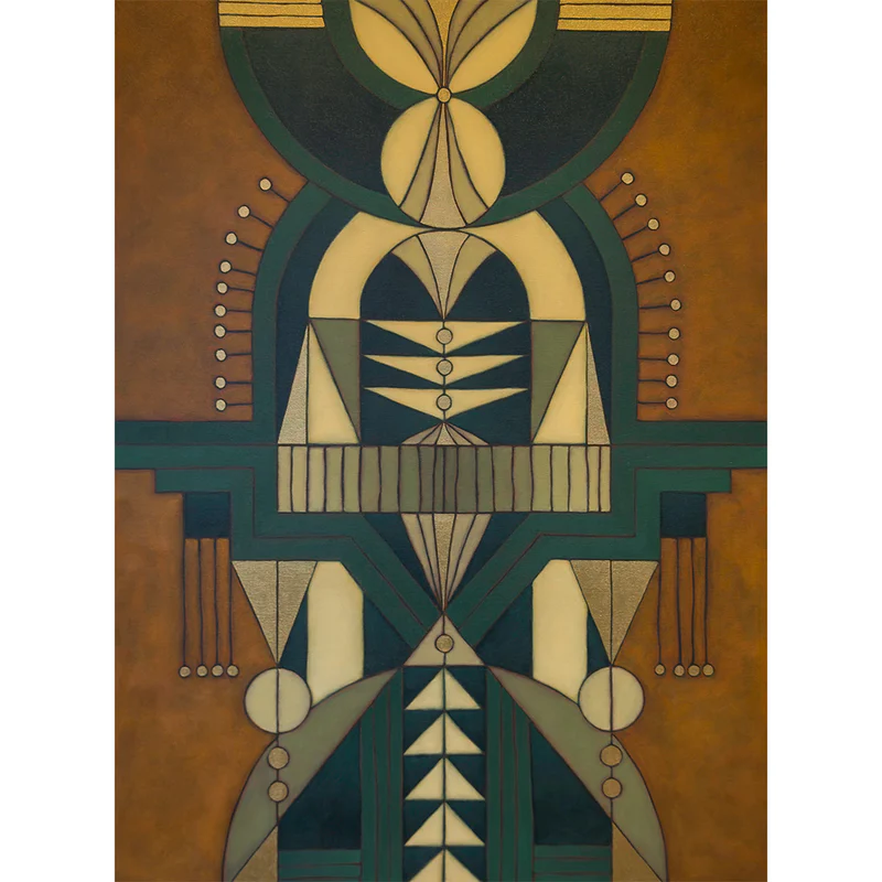 Garza, Janel Oil On Canvas "The Magician"